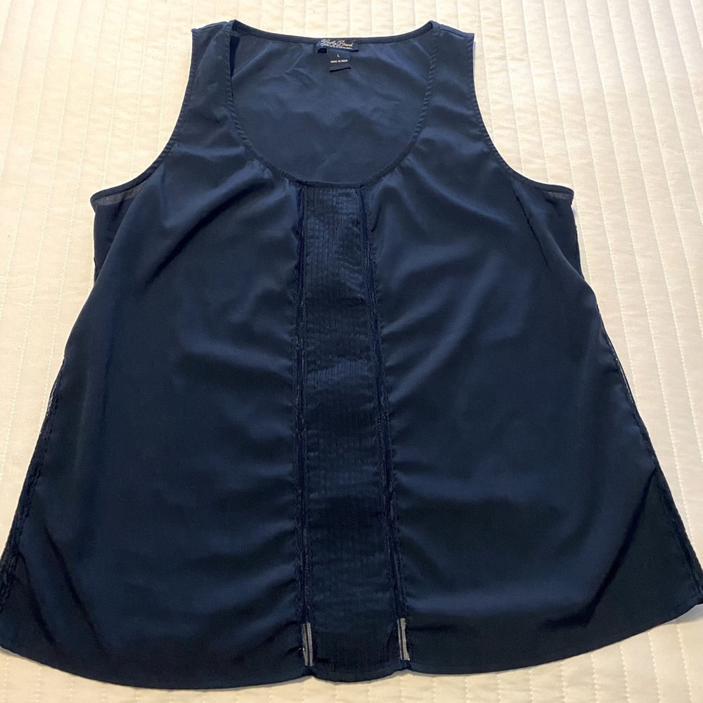 Lucky brand lace detailed tank top